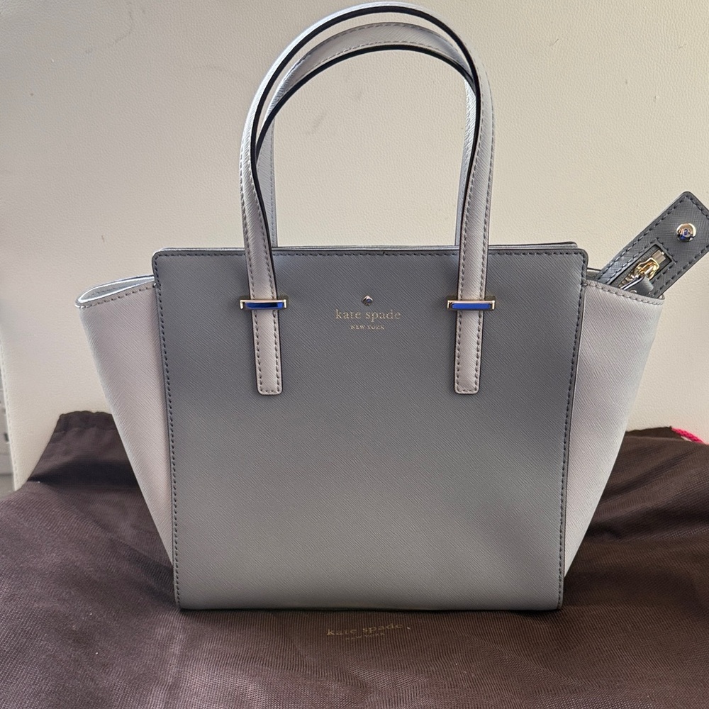 Kate Spade Saffiano Leather Satchel With Original Dust Bag